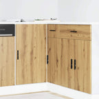vidaXL Küchenunterschrank Lyon Artisan-Eiche Holzwerkstoff