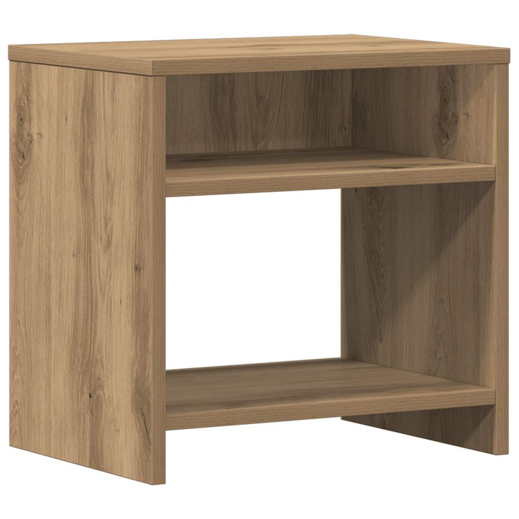 vidaXL Nachttische 2 Stk. Artisan-Eiche 40x30x40 cm Holzwerkstoff