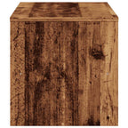 vidaXL TV-Regal Altholz-Optik 100x40x40 cm Holzwerkstoff