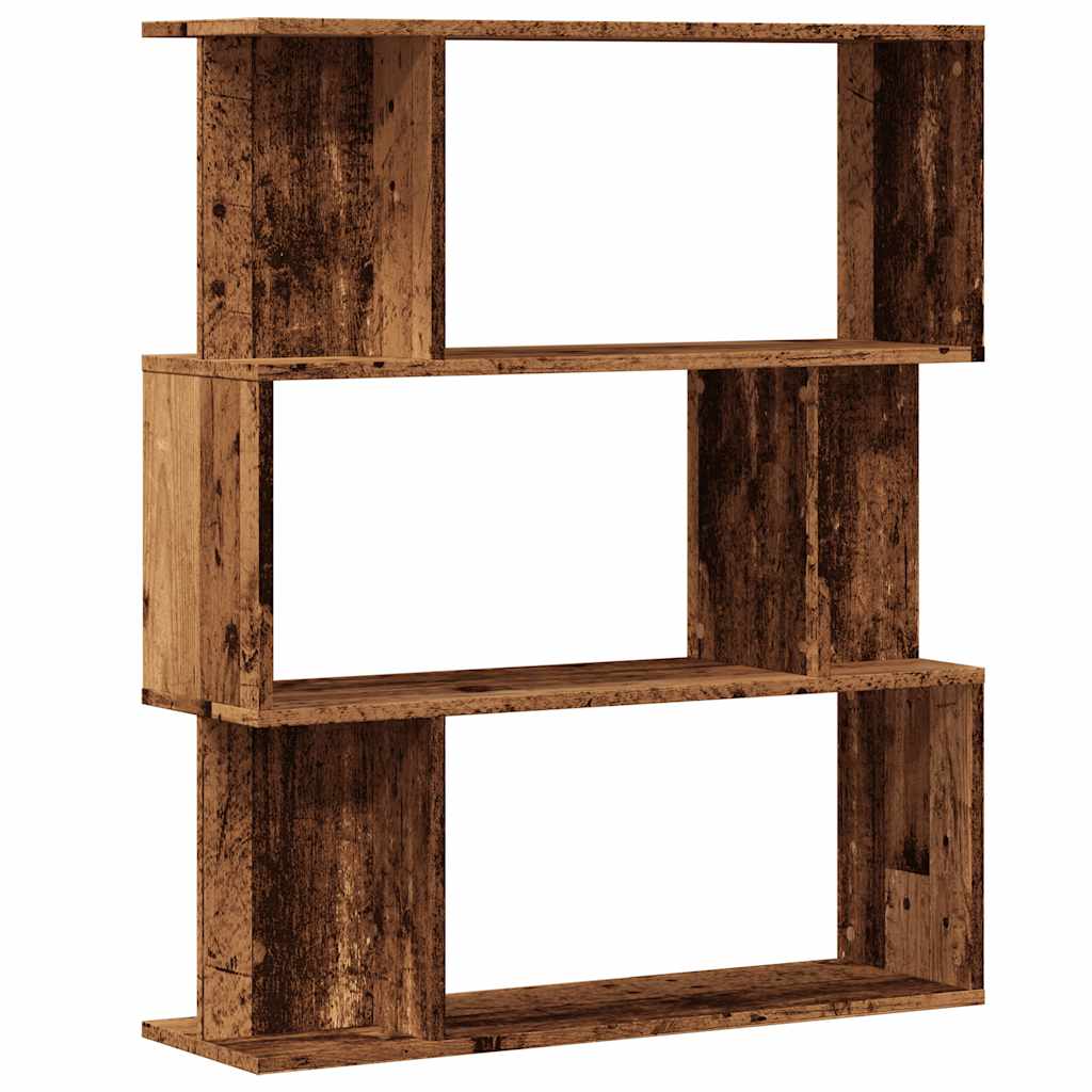 vidaXL Bücherregal Altholz-Optik 80x24x96 cm Holzwerkstoff