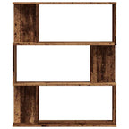 vidaXL Bücherregal Altholz-Optik 80x24x96 cm Holzwerkstoff