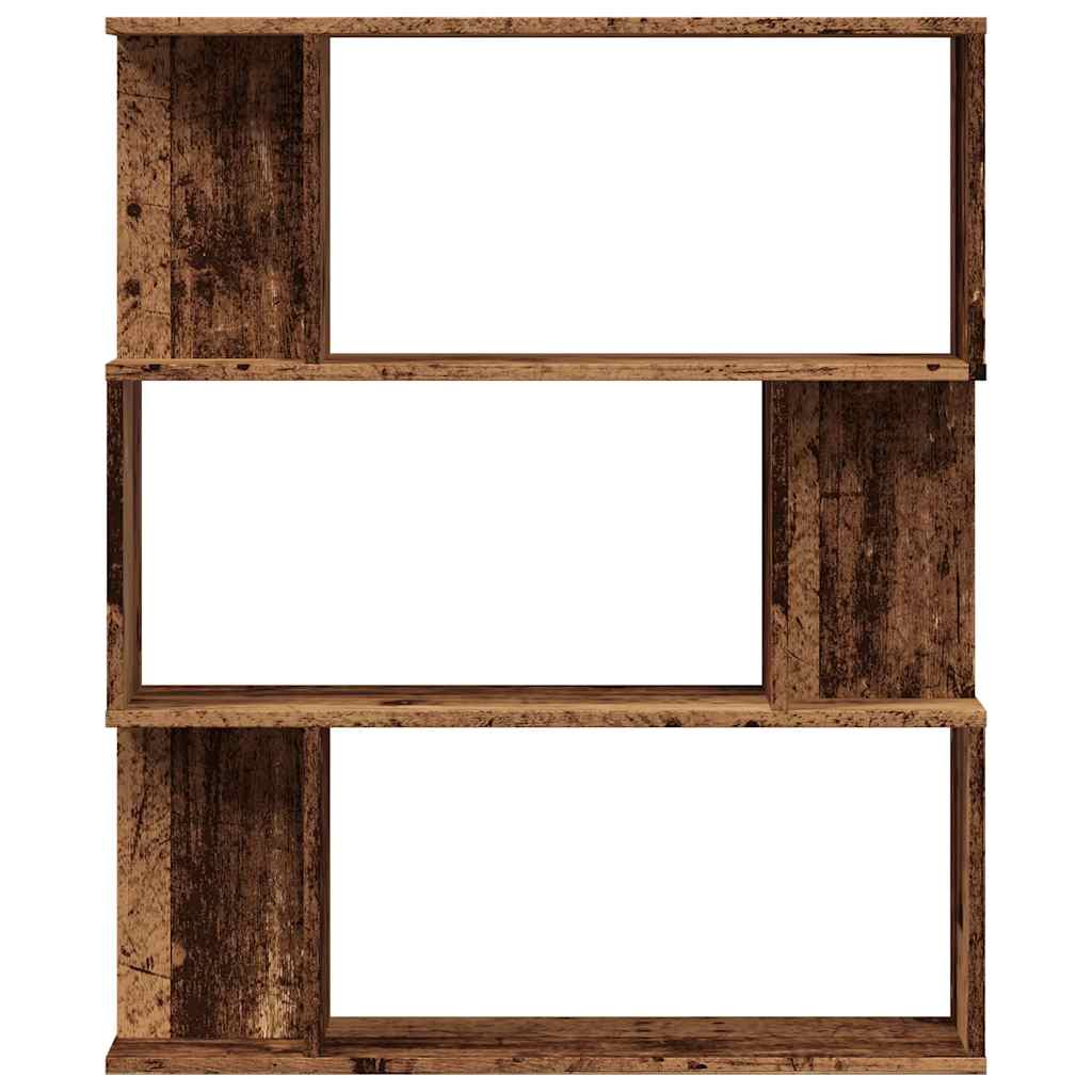 vidaXL Bücherregal Altholz-Optik 80x24x96 cm Holzwerkstoff