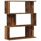 vidaXL Bücherregal Altholz-Optik 80x24x96 cm Holzwerkstoff