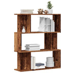 vidaXL Bücherregal Altholz-Optik 80x24x96 cm Holzwerkstoff