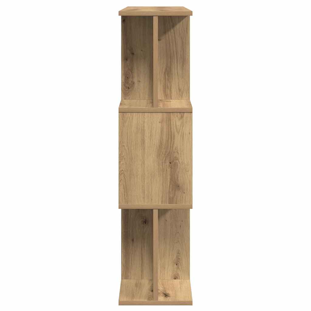 vidaXL Bücherregal Artisan-Eiche 80x24x96 cm Holzwerkstoff
