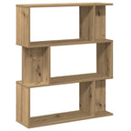 vidaXL Bücherregal Artisan-Eiche 80x24x96 cm Holzwerkstoff