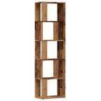 vidaXL Bücherschrank Altholz-Optik 45x24x159 cm Holzwerkstoff