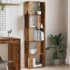 vidaXL Bücherschrank Altholz-Optik 45x24x159 cm Holzwerkstoff