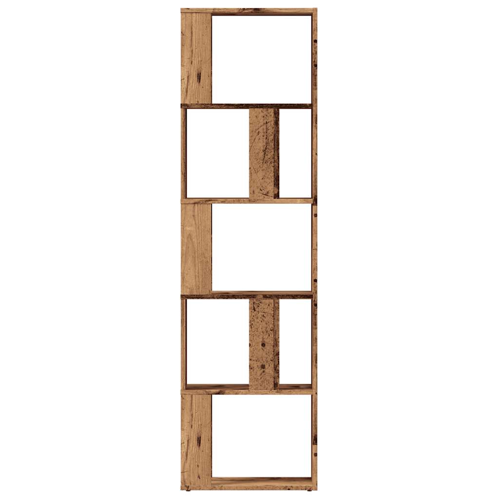 vidaXL Bücherschrank Altholz-Optik 45x24x159 cm Holzwerkstoff