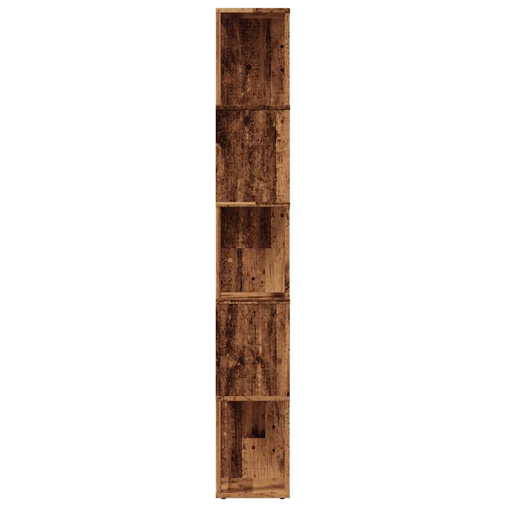vidaXL Bücherschrank Altholz-Optik 45x24x159 cm Holzwerkstoff