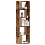 vidaXL Bücherschrank Altholz-Optik 45x24x159 cm Holzwerkstoff