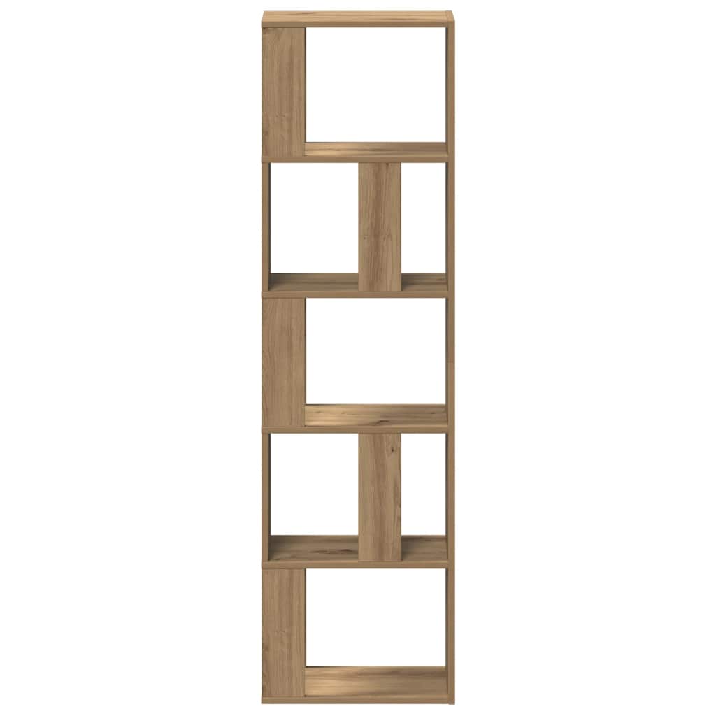 vidaXL Bücherschrank Artisan-Eiche 45x24x159 cm Holzwerkstoff