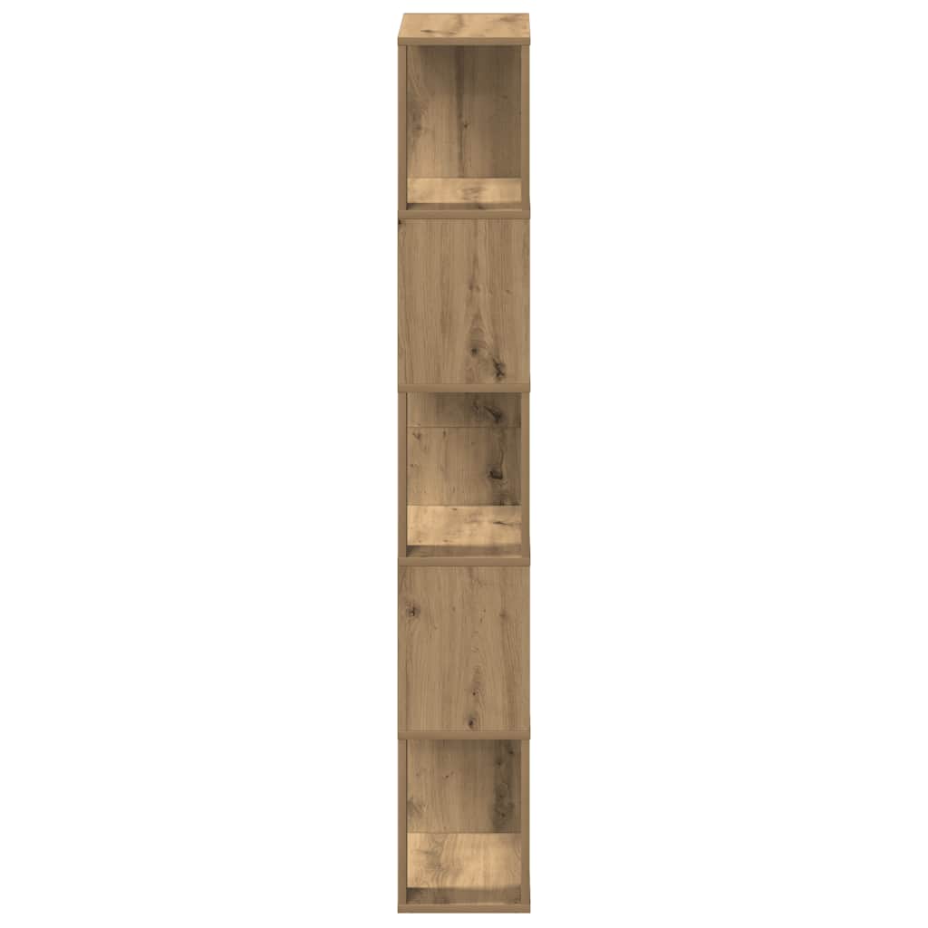 vidaXL Bücherschrank Artisan-Eiche 45x24x159 cm Holzwerkstoff