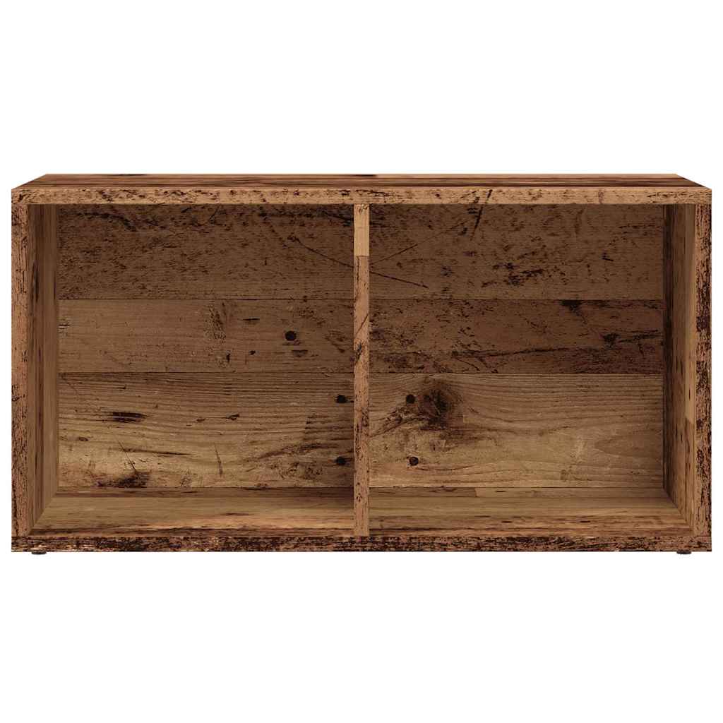 vidaXL Aufbewahrungstruhe Altholz-Optik 69,5x34x36 cm Holzwerkstoff