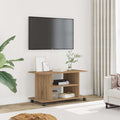 vidaXL TV-Regal mit Rollen Artisan-Eiche 80x40x45 cm Holzwerkstoff