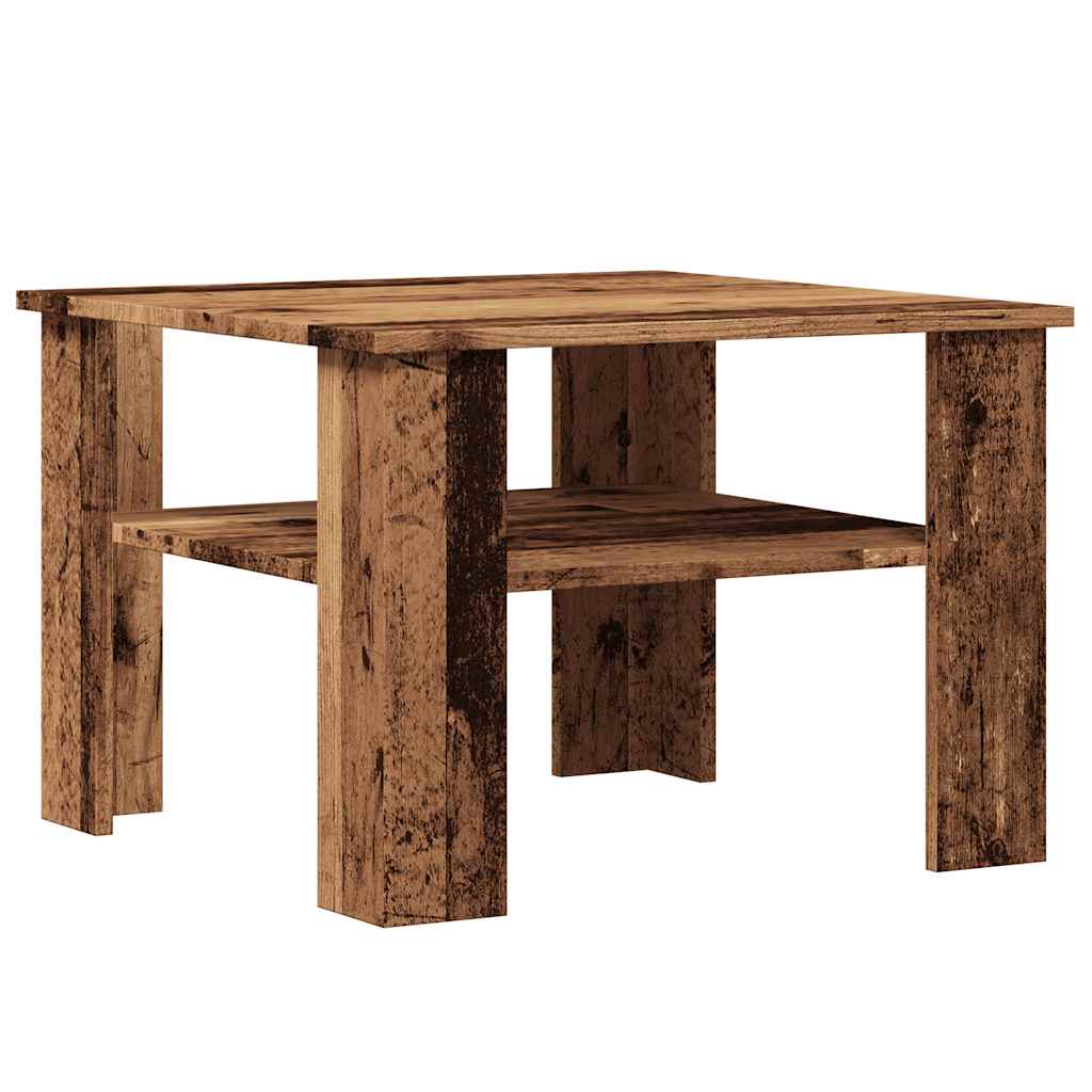 vidaXL Couchtisch Altholz-Optik 60x60x42 cm Holzwerkstoff