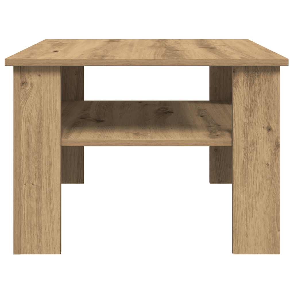 vidaXL Couchtisch Artisan-Eiche 60x60x42 cm Holzwerkstoff