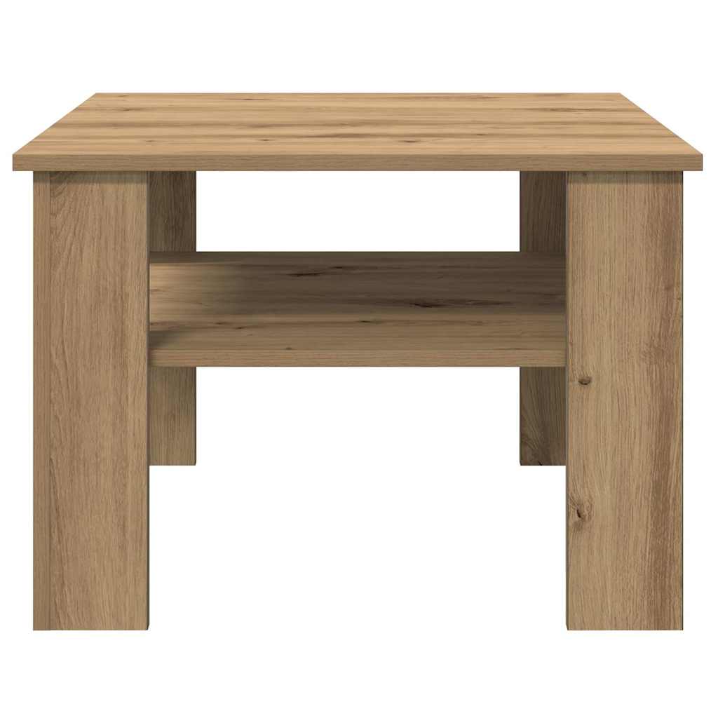 vidaXL Couchtisch Artisan-Eiche 60x60x42 cm Holzwerkstoff