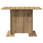 vidaXL Esstisch Artisan-Eiche 110x60x75 cm Holzwerkstoff