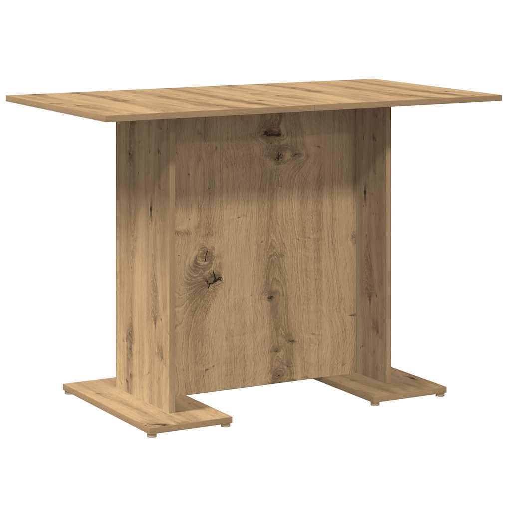 vidaXL Esstisch Artisan-Eiche 110x60x75 cm Holzwerkstoff