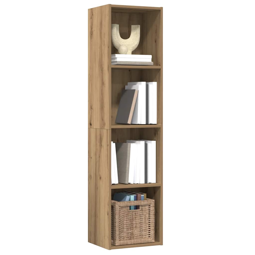 vidaXL Bücherregal/TV-Schrank Altholz-Optik 36x30x143 cm Holzwerkstoff