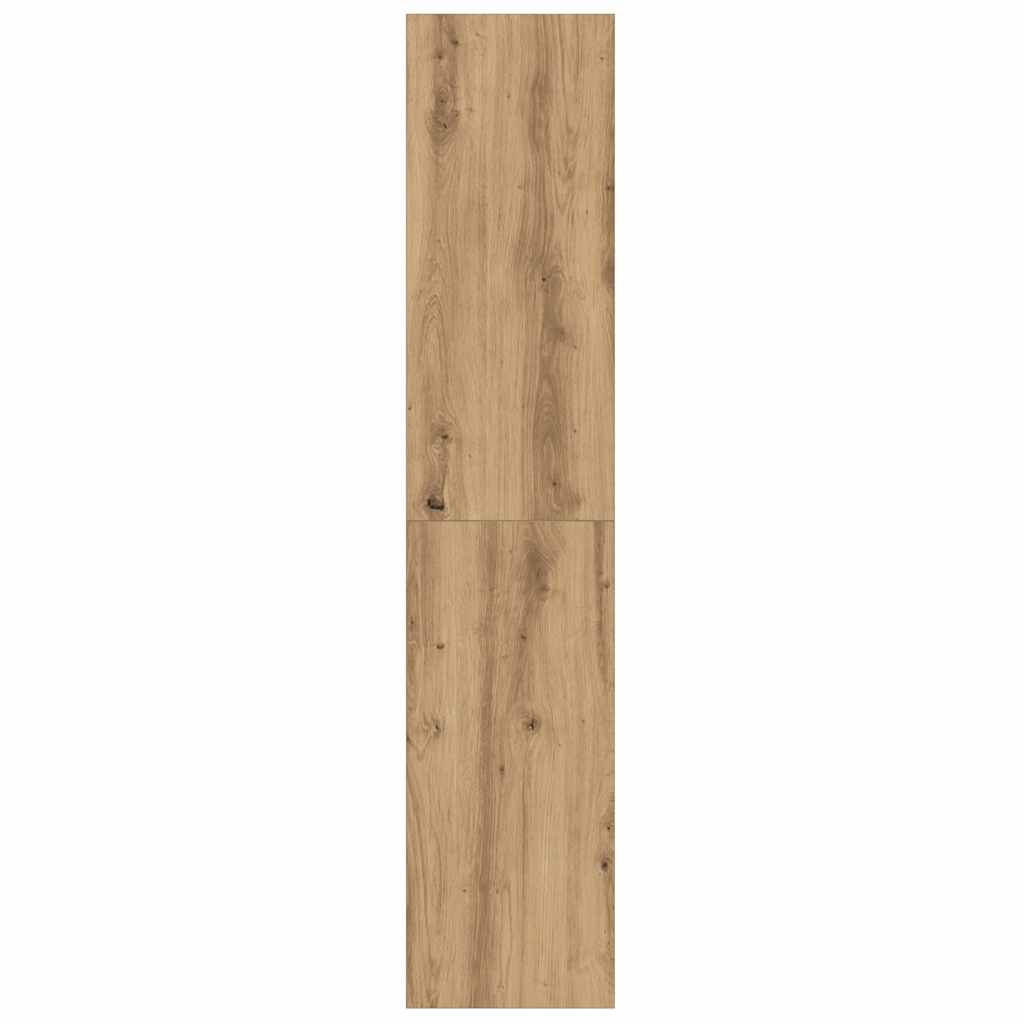 vidaXL Bücherregal/TV-Schrank Altholz-Optik 36x30x143 cm Holzwerkstoff