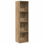 vidaXL Bücherregal/TV-Schrank Artisan-Eiche 36x30x143 cm Holzwerkstoff