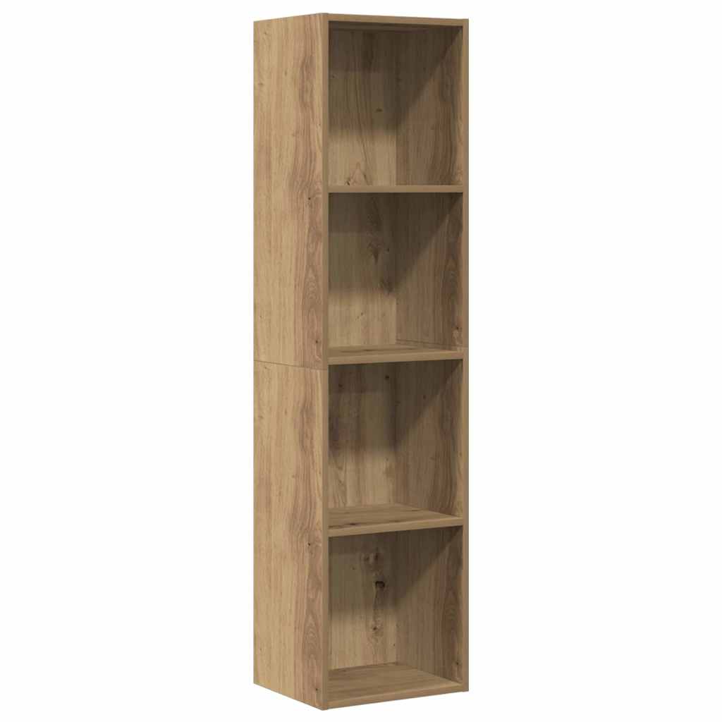 vidaXL Bücherregal/TV-Schrank Artisan-Eiche 36x30x143 cm Holzwerkstoff