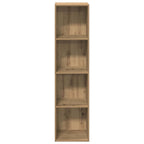 vidaXL Bücherregal/TV-Schrank Artisan-Eiche 36x30x143 cm Holzwerkstoff