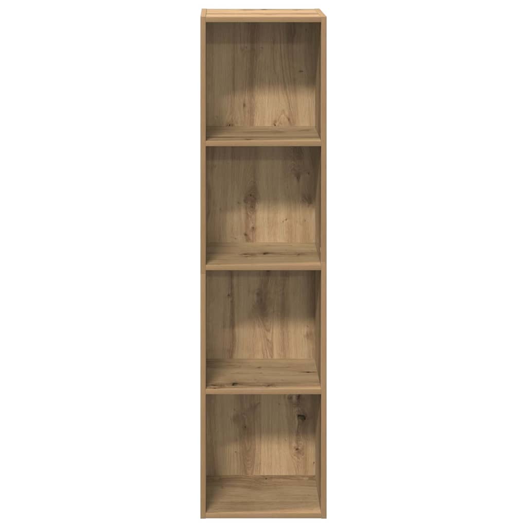 vidaXL Bücherregal/TV-Schrank Artisan-Eiche 36x30x143 cm Holzwerkstoff