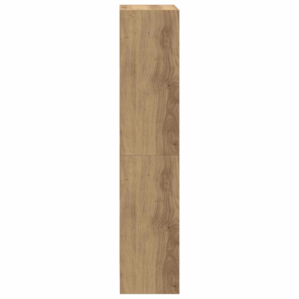 vidaXL Bücherregal/TV-Schrank Artisan-Eiche 36x30x143 cm Holzwerkstoff