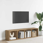 vidaXL Bücherregal/TV-Schrank Artisan-Eiche 36x30x143 cm Holzwerkstoff