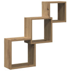 vidaXL Wandregale Artisan-Eiche 68x15x68 cm Holzwerkstoff