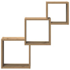 vidaXL Wandregale Artisan-Eiche 68x15x68 cm Holzwerkstoff