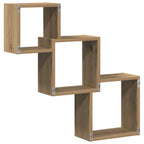 vidaXL Wandregale Artisan-Eiche 68x15x68 cm Holzwerkstoff