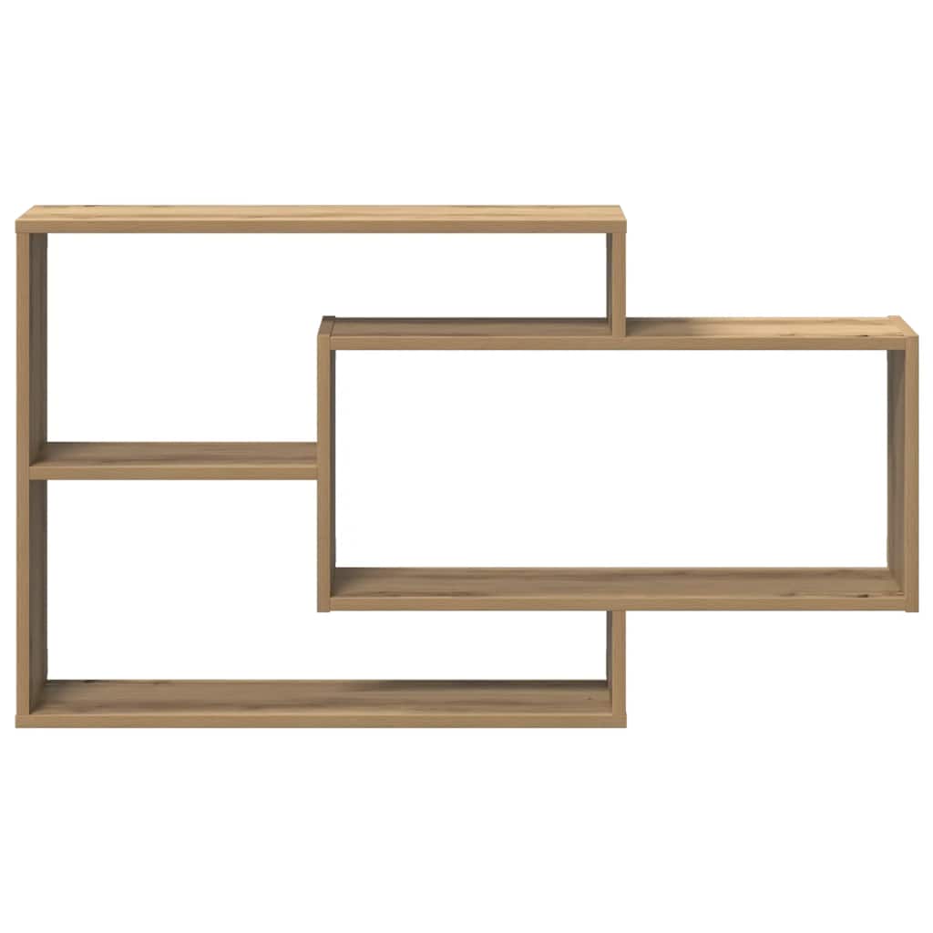 vidaXL Wandregal Artisan-Eiche 104x20x58,5 cm Holzwerkstoff