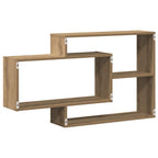 vidaXL Wandregal Artisan-Eiche 104x20x58,5 cm Holzwerkstoff