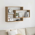 vidaXL Wandregal Artisan-Eiche 104x20x58,5 cm Holzwerkstoff