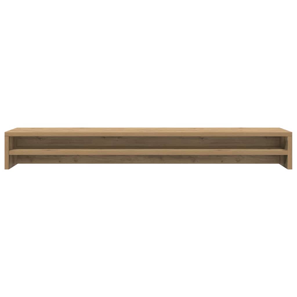 vidaXL Monitorständer Artisan Oak 100x24x13 cm Holzwerkstoff