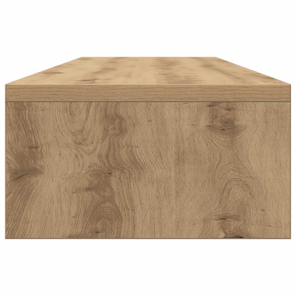 vidaXL Monitorständer Artisan Oak 100x24x13 cm Holzwerkstoff