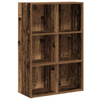 vidaXL Bücherregal/Sideboard Altholz-Optik 66x30x98 cm Holzwerkstoff