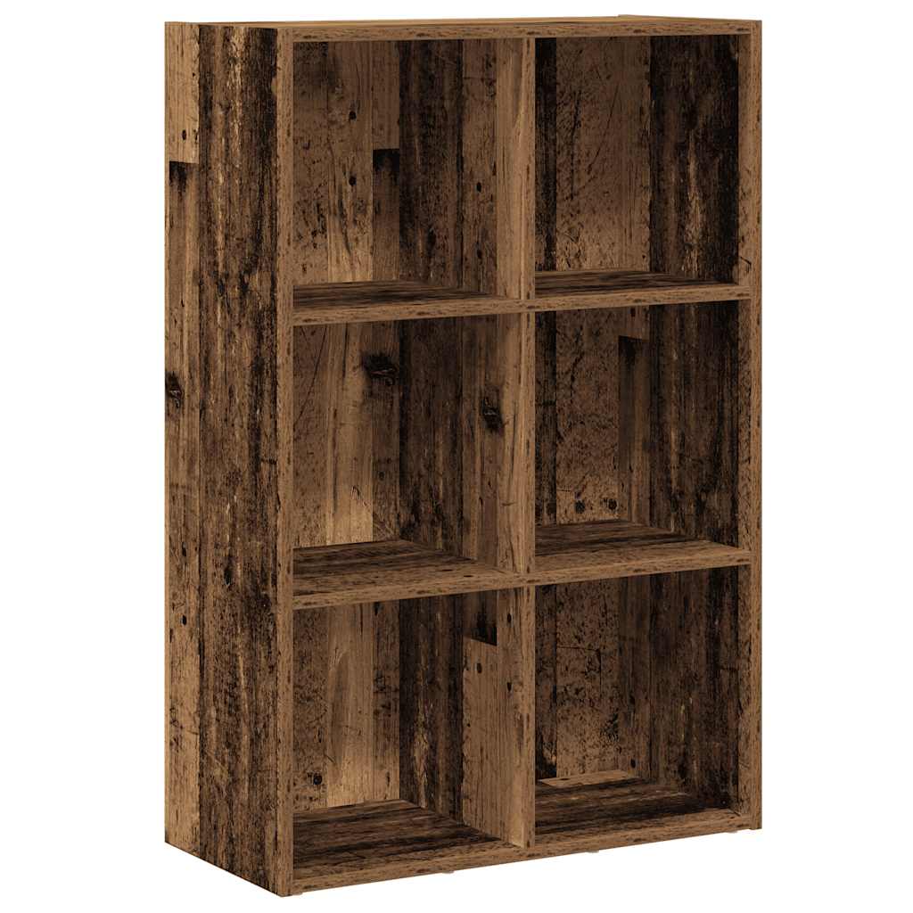 vidaXL Bücherregal/Sideboard Altholz-Optik 66x30x98 cm Holzwerkstoff