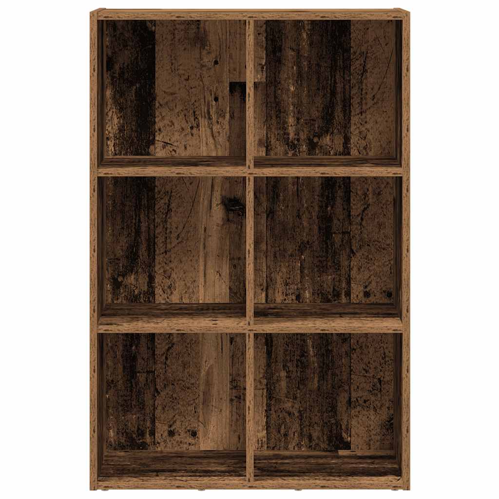vidaXL Bücherregal/Sideboard Altholz-Optik 66x30x98 cm Holzwerkstoff