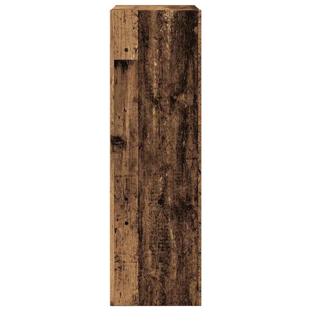 vidaXL Bücherregal/Sideboard Altholz-Optik 66x30x98 cm Holzwerkstoff