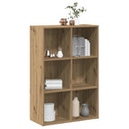 vidaXL Bücherregal/Sideboard Artisan-Eiche 66x30x98 cm Holzwerkstoff