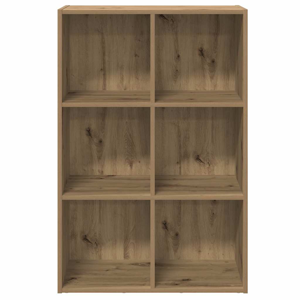 vidaXL Bücherregal/Sideboard Artisan-Eiche 66x30x98 cm Holzwerkstoff
