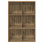 vidaXL Bücherregal/Sideboard Artisan-Eiche 66x30x98 cm Holzwerkstoff