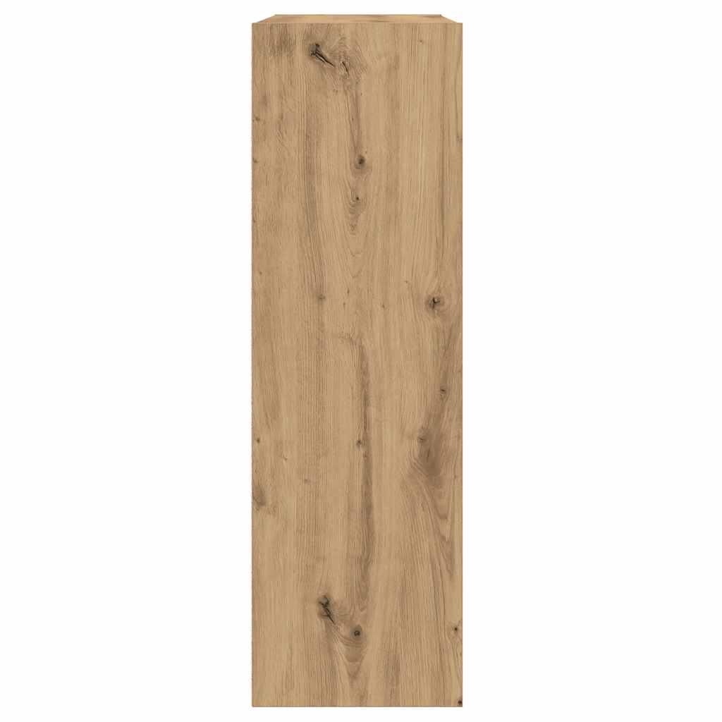 vidaXL Bücherregal/Sideboard Artisan-Eiche 66x30x98 cm Holzwerkstoff