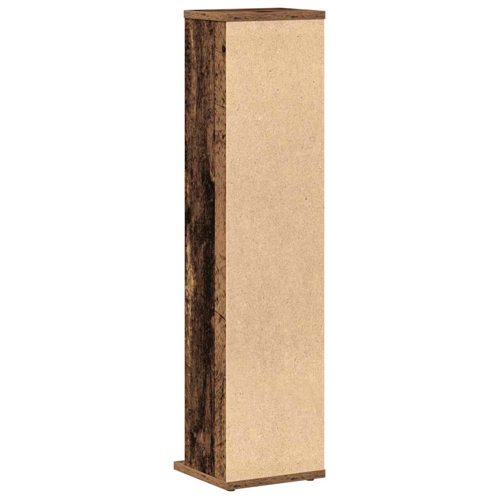 vidaXL CD-Regal Altholz-Optik 21x20x88 cm Holzwerkstoff