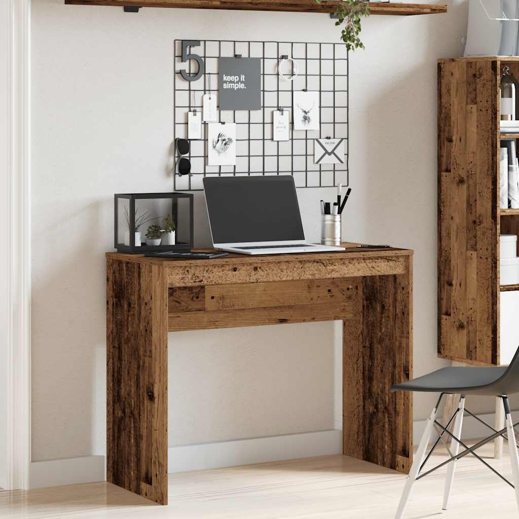 vidaXL Schreibtisch Altholz-Optik 90x40x72 cm Holzwerkstoff